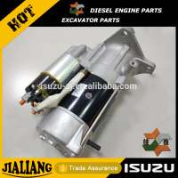 Isuzu 6WG1 Diesel Engine Hitachi Starter Motor Parts 1811003413 With Specification / Starter asm